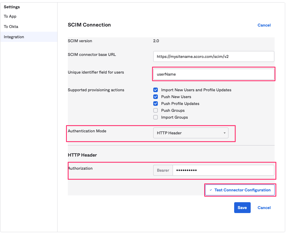 Configuring Provisioning with Okta