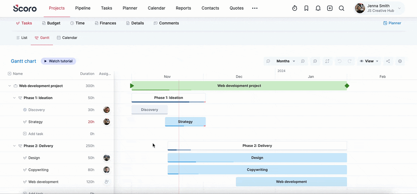 Gantt to team member availability.gif