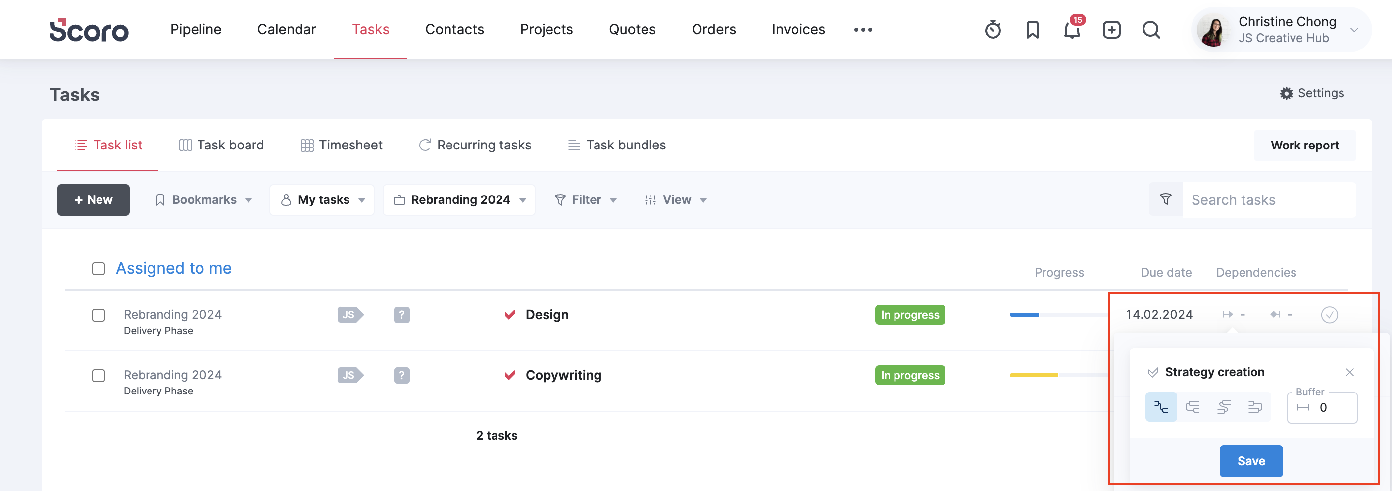 Add predecessor or successor - buffer.png