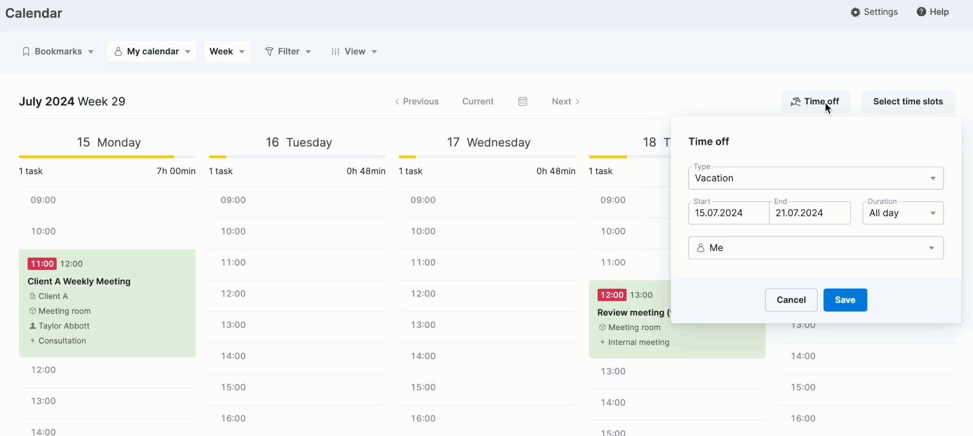 Extra availability type and reason.gif