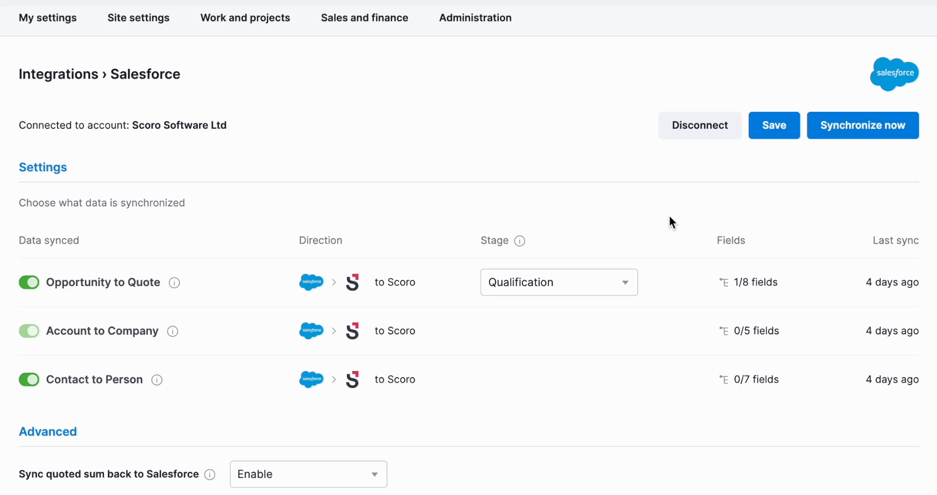 Salesforce select stage.gif
