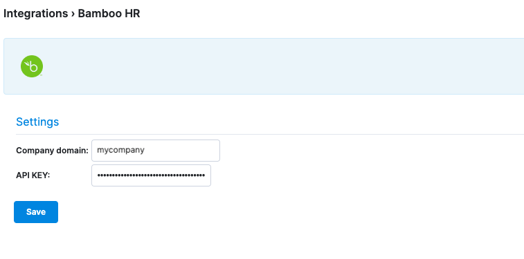 Enter company domain and API key.png