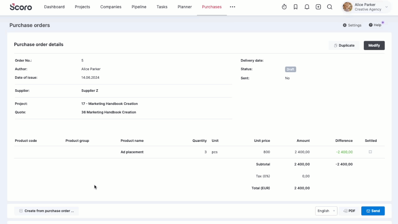 Create a bill from purchase order.gif