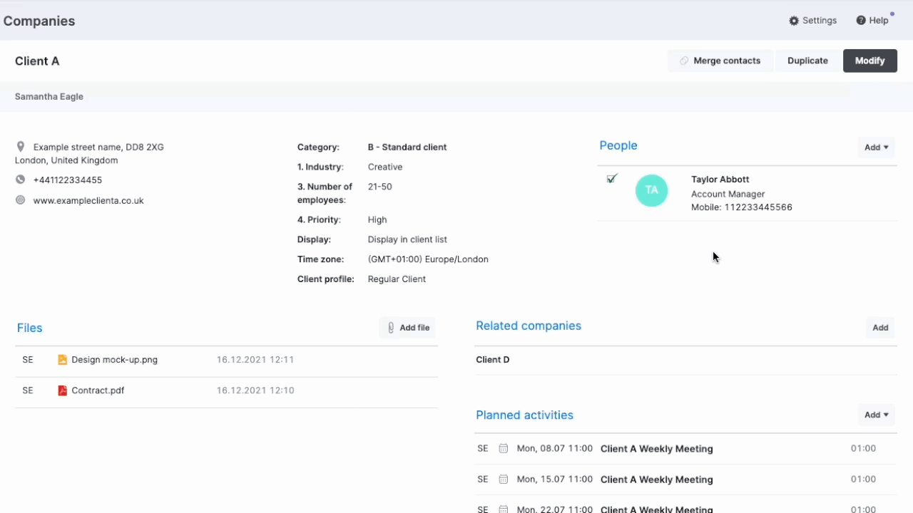 Create new quote from company view.gif