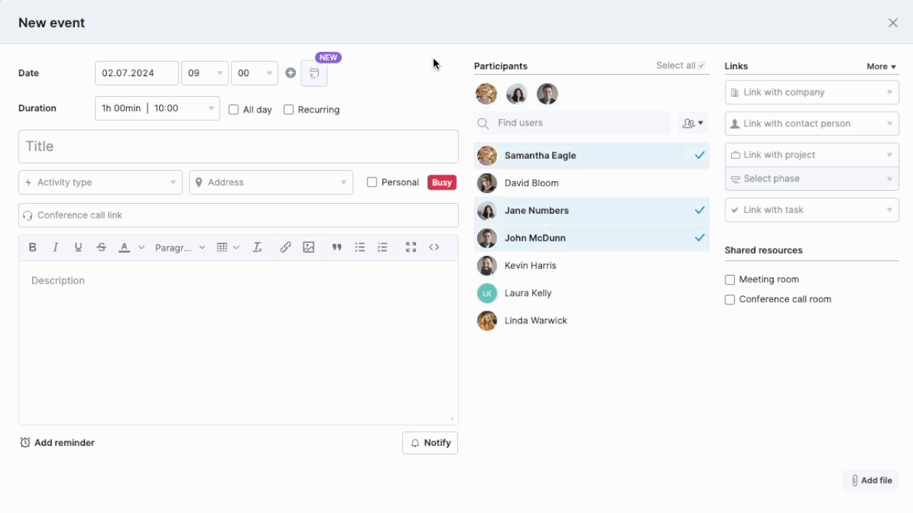Set up a recurring event.gif