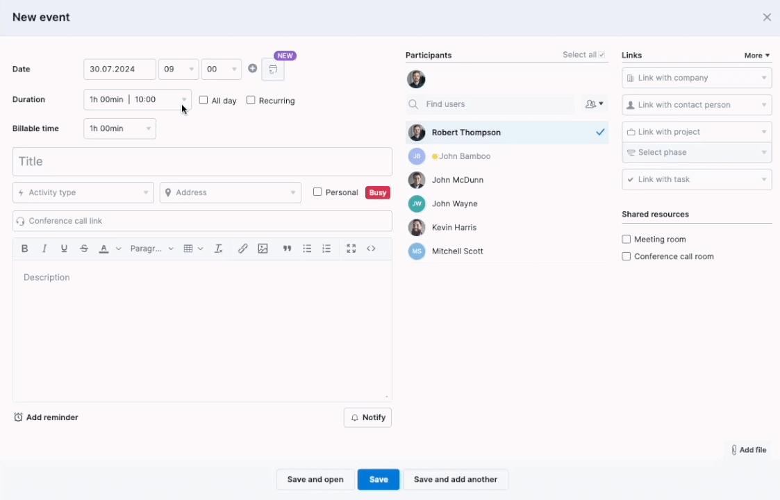 Time slot finder - all steps before selecting a time slot.gif