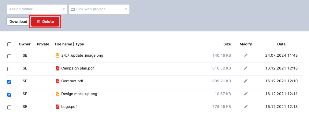 Bulk delete files from Files module.png