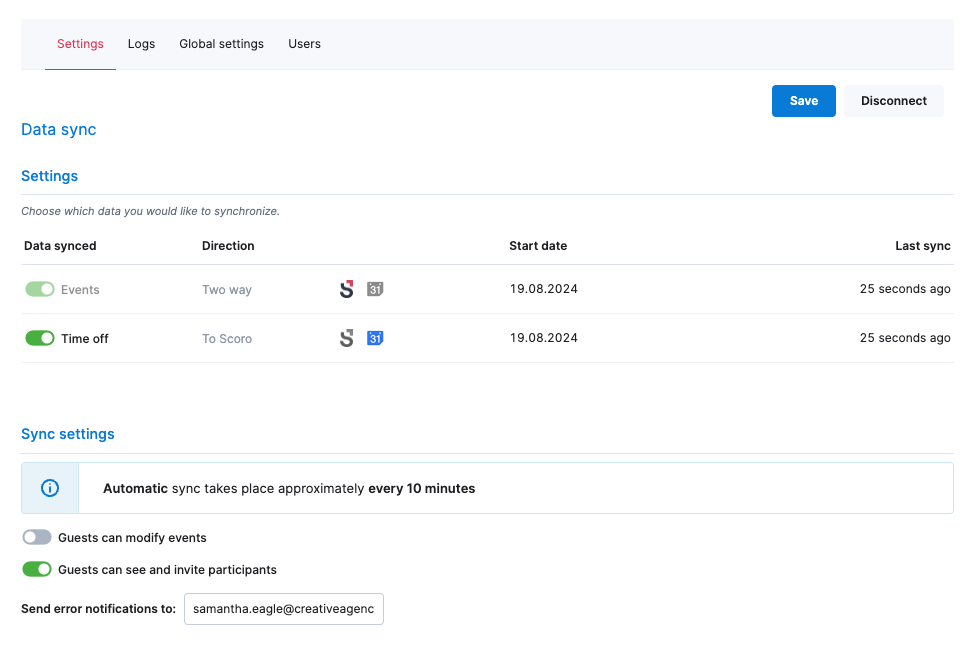 Google Calendar integration - settings.png