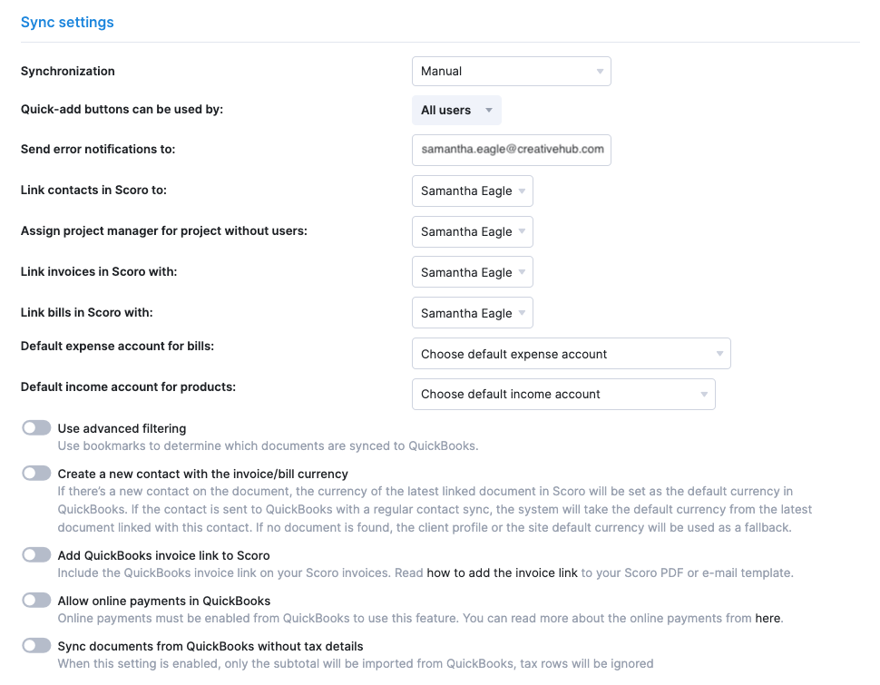 QuickBooks integration settings.png